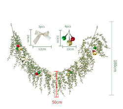 Artificial Rattan Flower Art Soft Decoration Plants Vine Patio Party Home Decoration Simulation Soft Pine Needle Rattan