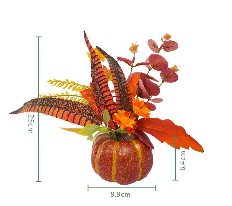 Simulated pumpkin decorations Halloween desktop decorations decoration