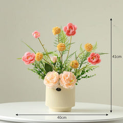 Simulation flower living room arrangement table flower arrangement potted plant decoration