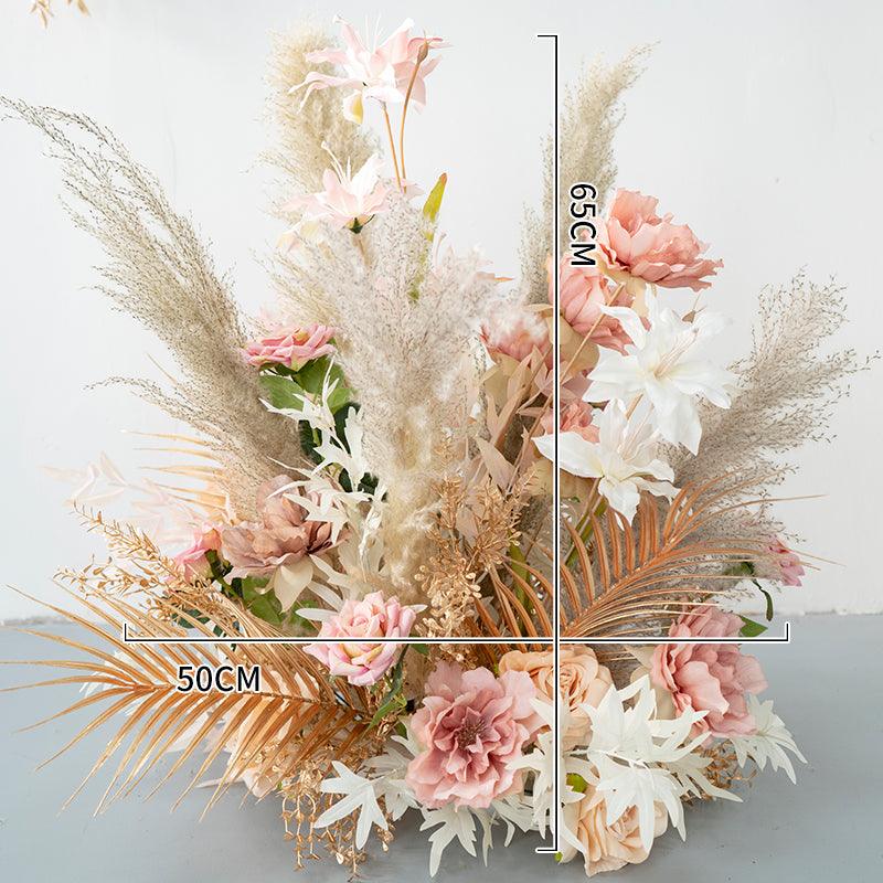 Wall hanging decoration simulated floral wedding decoration hand-arranged flowers