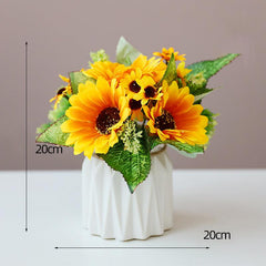 Simulation Flower Arrangement High-end Living Room Desktop Table Flower Arrangement Flower