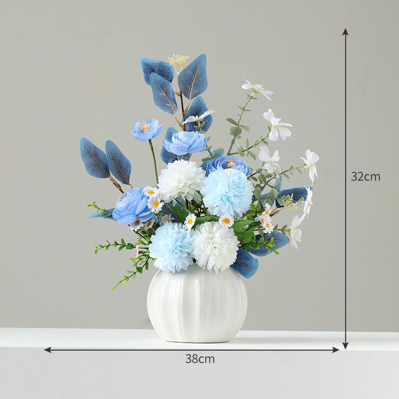 Simulation flowers light luxury high-grade dried flower bouquet living room flower arrangement