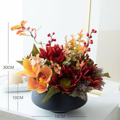 Modern summer small fresh simulation flowers fake flowers bouquet indoor