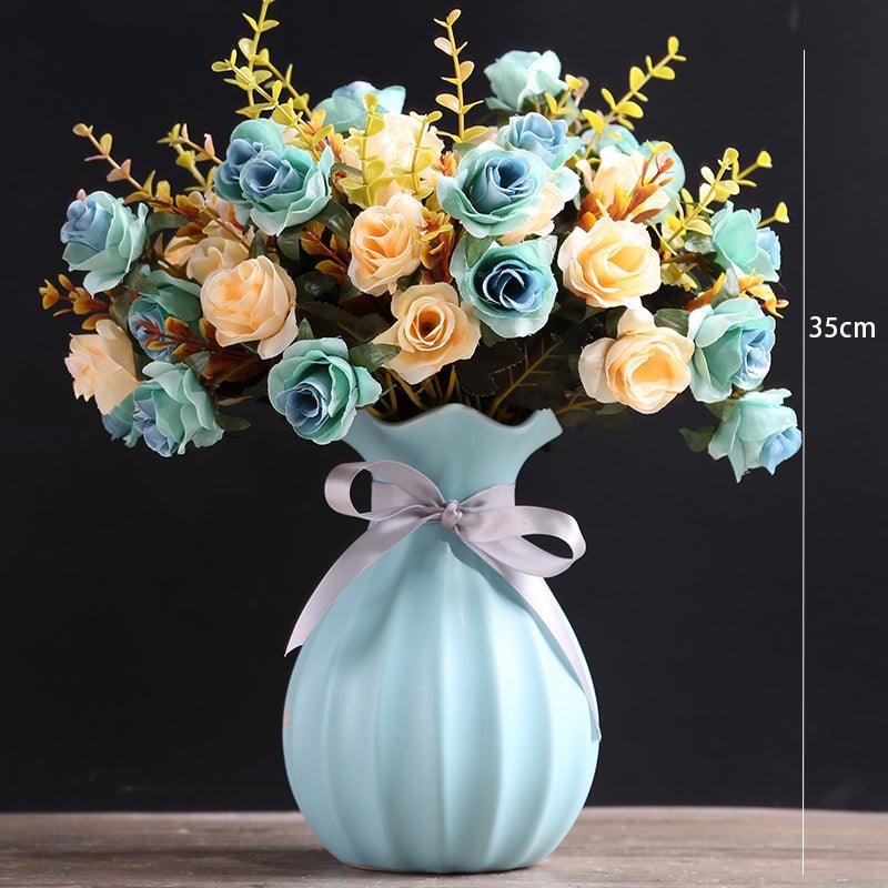 Light luxury high-grade vase simulation flower arrangement living room table