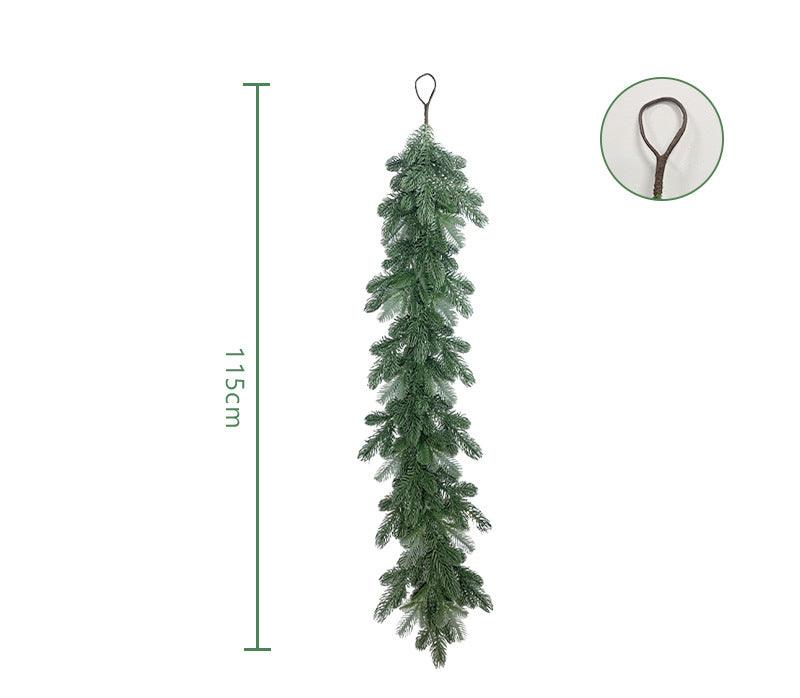 Simulation Pine Needles Christmas Indoor Wall Decoration Greenery Decoration Artificial PE Pine Needles Rattan