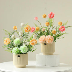 Table Arrangement Silk Flower Arrangement Light Luxury Living Room Decoration