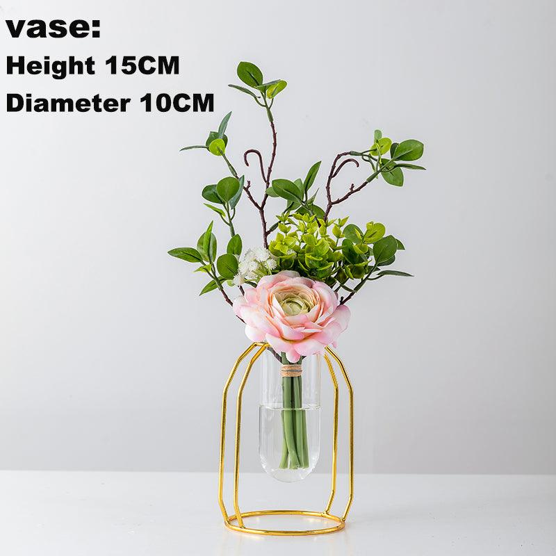 Simulated flower minimalist table decoration