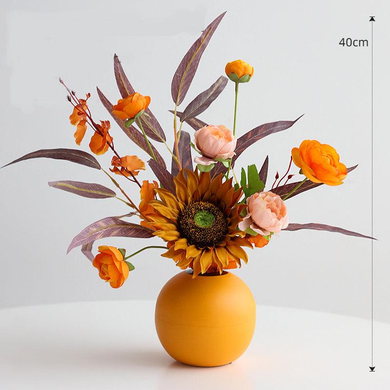 Simulation Flower Vase Flower Arrangement Home Table Flower Arrangement