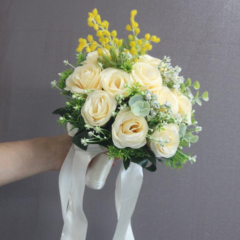 Wedding photo hand bouquet senior photo props wedding collocation simulation everlasting bouquet