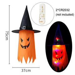 75CM LED Halloween Glow Wizard Hat Light Hanging Decoration