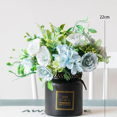 Silk Flower Small Arrangement Living Room Table Decoration