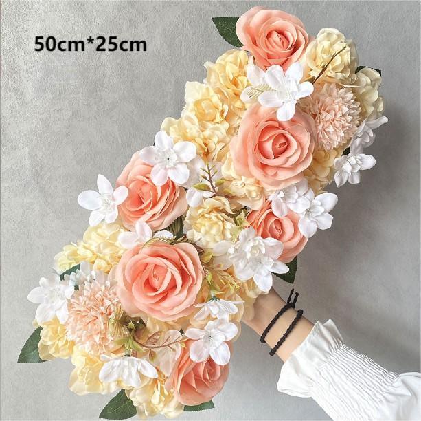 Wedding floor flower arrangement simulation silk flower finished product