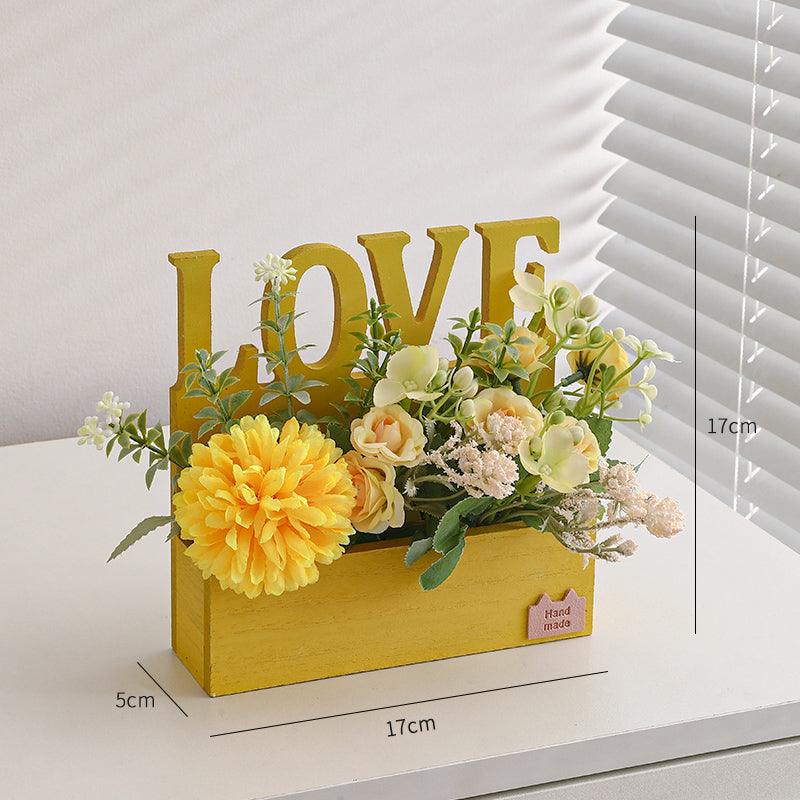 Indoor Home Arrangement Living Room Desk Decoration Fake Flowers Creative