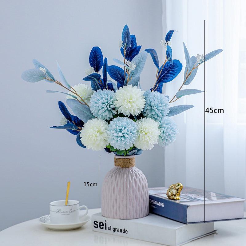 High-end simulation flower hydrangea table hotel fresh flower arrangement