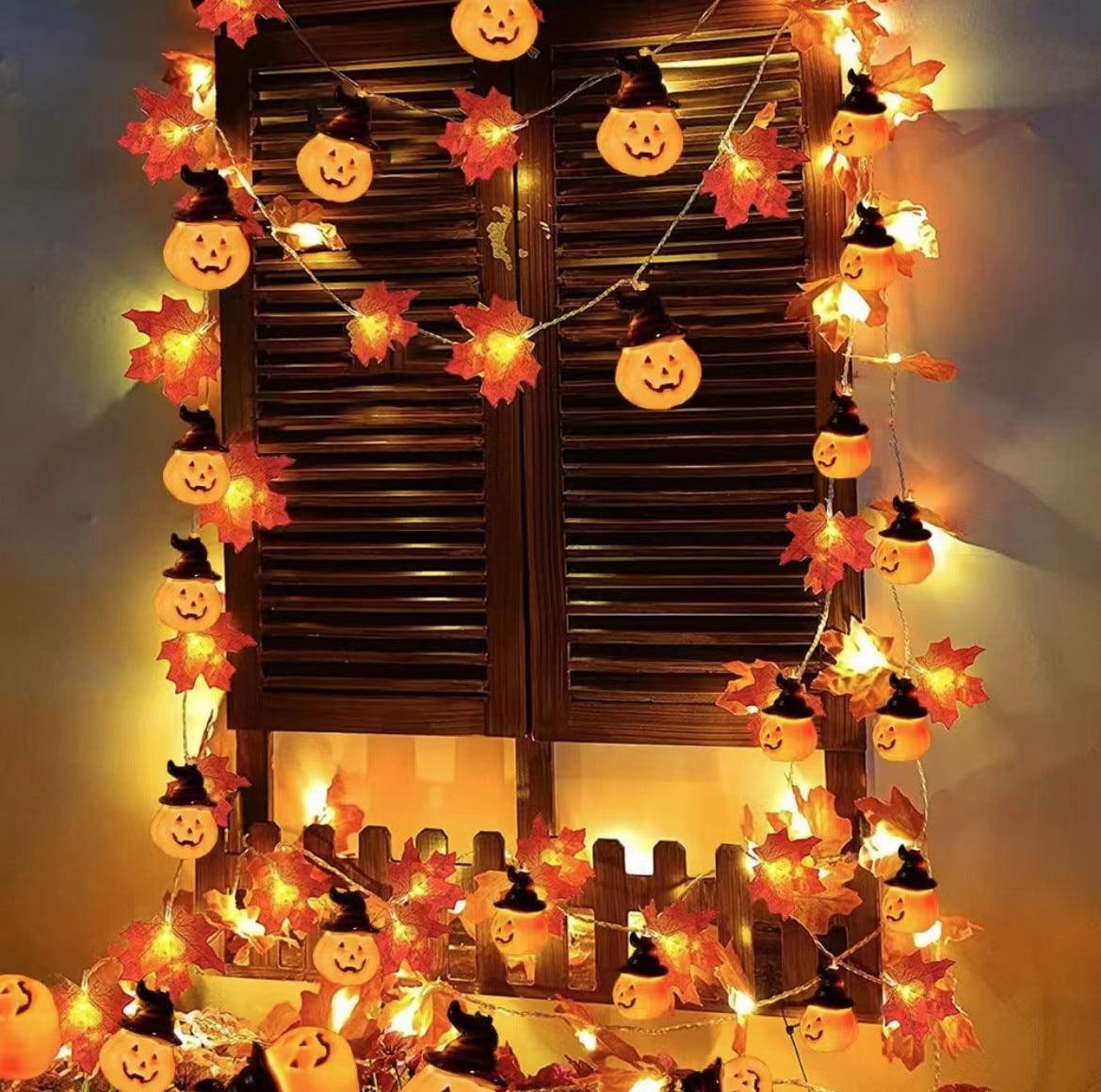 Artificial Autumn Lantern with Halloween Party DIY Supplies