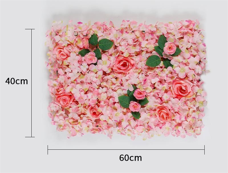 Decoration of three-dimensional simulation flower wall wedding festival store