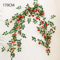 New Simulated Angus Rose Vine Background Wall Vine Decoration