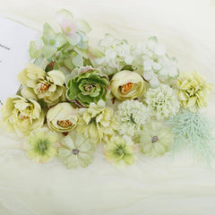 DIY handmade wreath corsage material kit