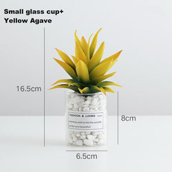 Simulated succulent home entrance living room decorations
