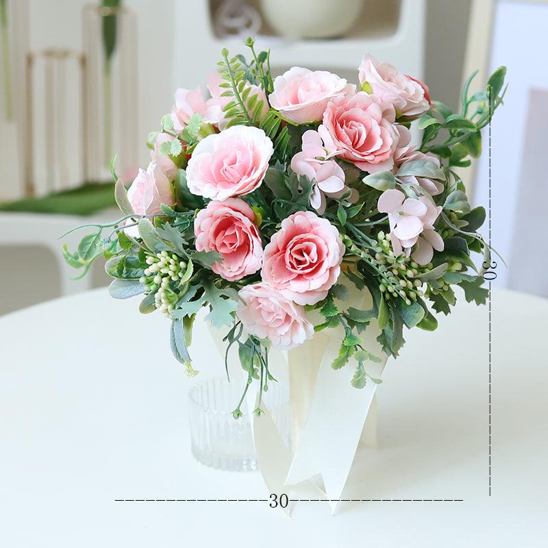 Fake Flowers Haute Couture Wedding Bridesmaid Bouquets Decorative Flowers