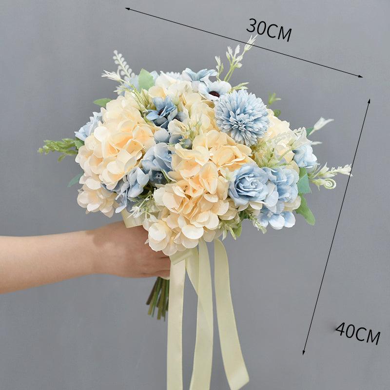 Wedding hand bouquet bride wedding license photo simulation flowers