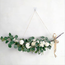 Eucalyptus leaf floral wall decoration hanging wall flower