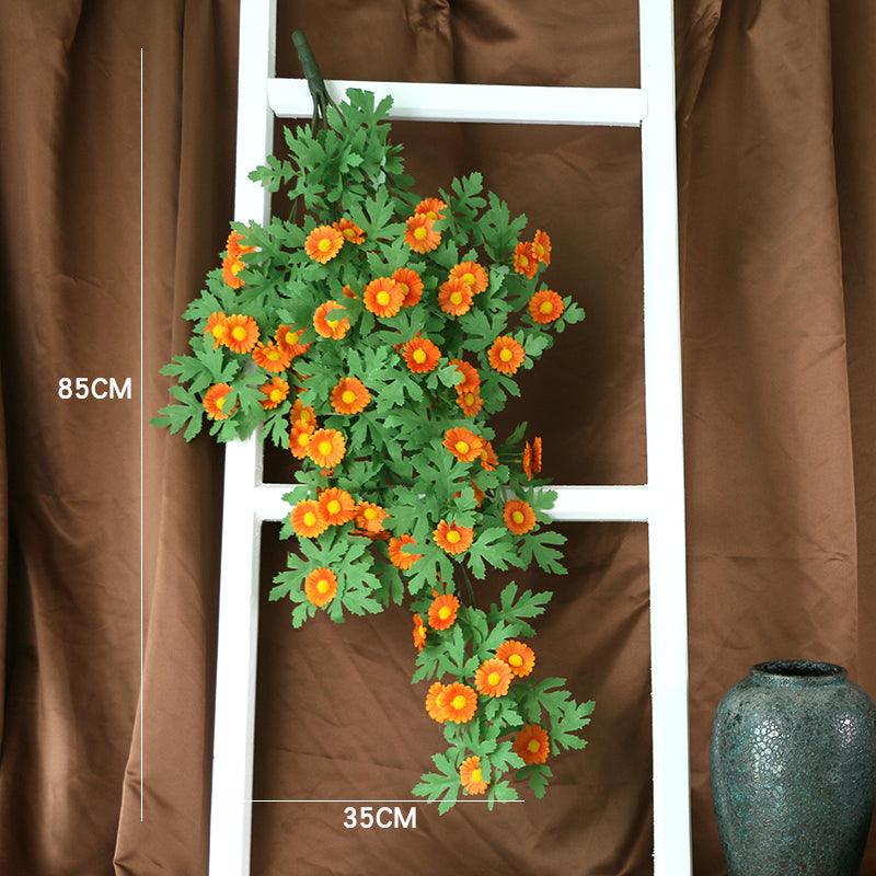 Simulated Daisy Wall Hanging Living Room Shelter Decoration