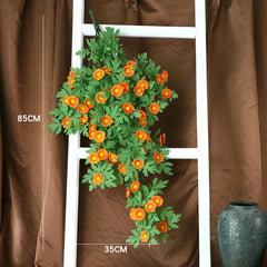 Simulated Daisy Wall Hanging Living Room Shelter Decoration