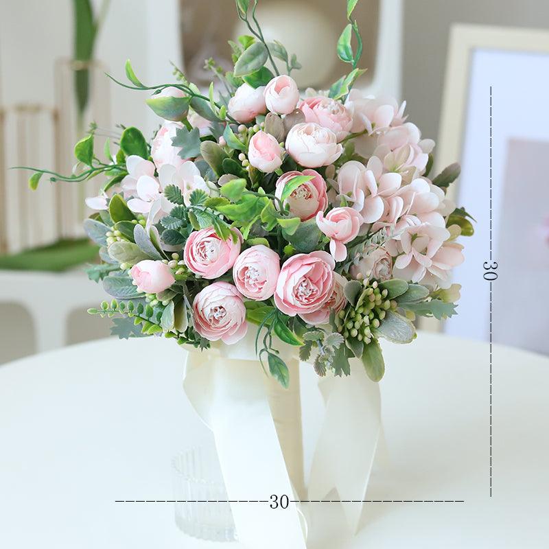 Fake Flowers Haute Couture Wedding Bridesmaid Bouquets Decorative Flowers