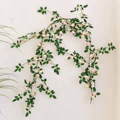 New Simulated Angus Rose Vine Background Wall Vine Decoration