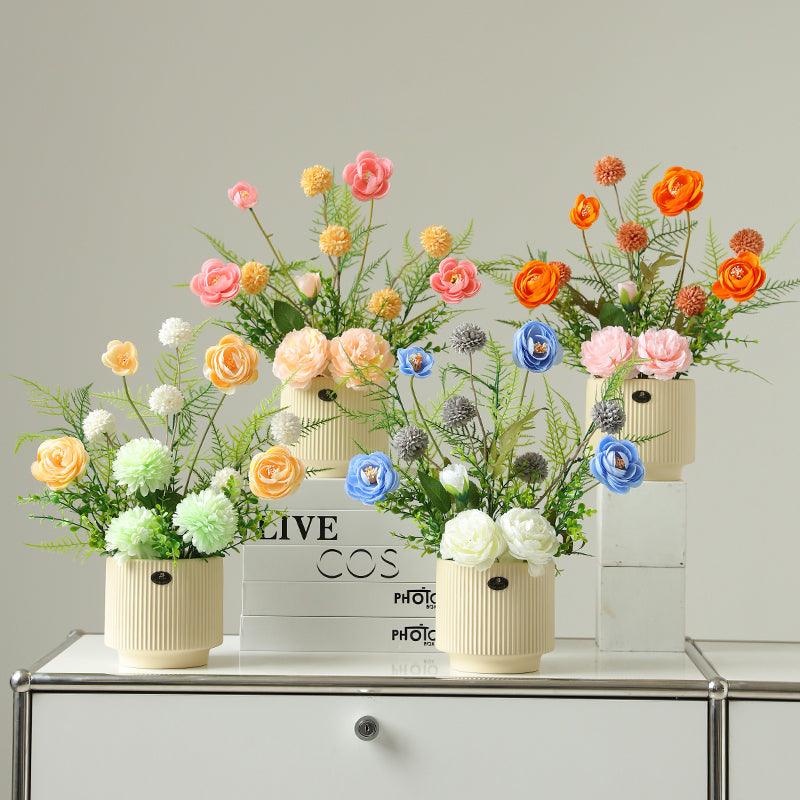 Simulation flower living room arrangement table flower arrangement potted plant decoration