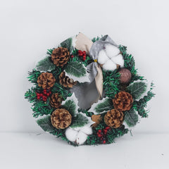 Wreath Decorations Flowers Christmas Door Hanging Decorations Venue Christmas Wreaths