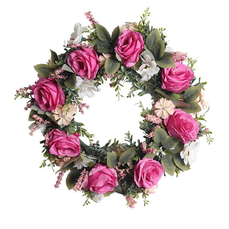 Simulation home decoration lintel flower wall hanging wedding welcome decorations