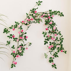 New Simulated Angus Rose Vine Background Wall Vine Decoration