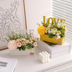 Indoor Home Arrangement Living Room Desk Decoration Fake Flowers Creative