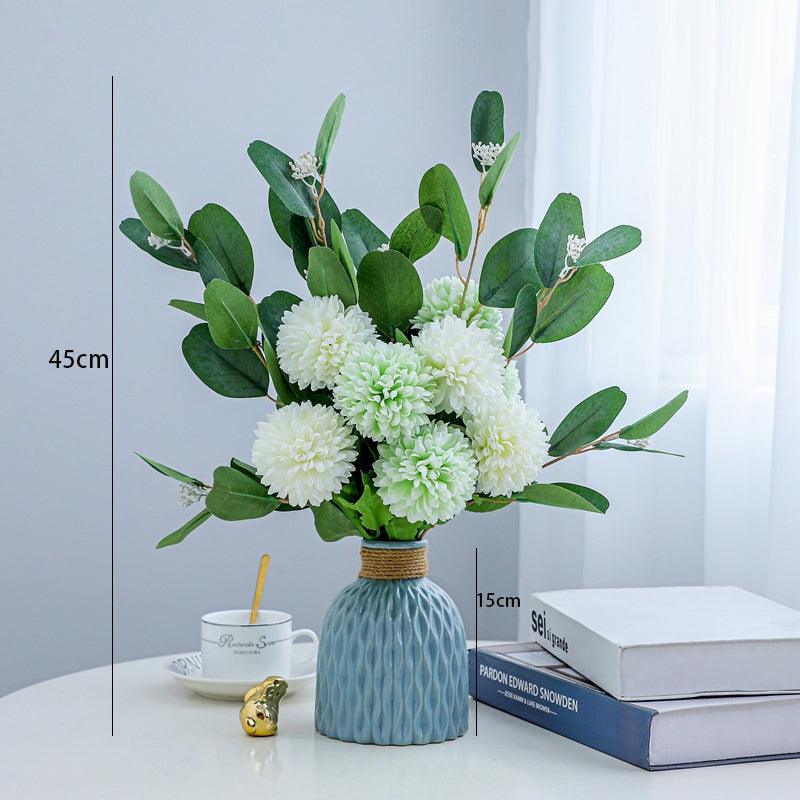 High-end simulation flower hydrangea table hotel fresh flower arrangement