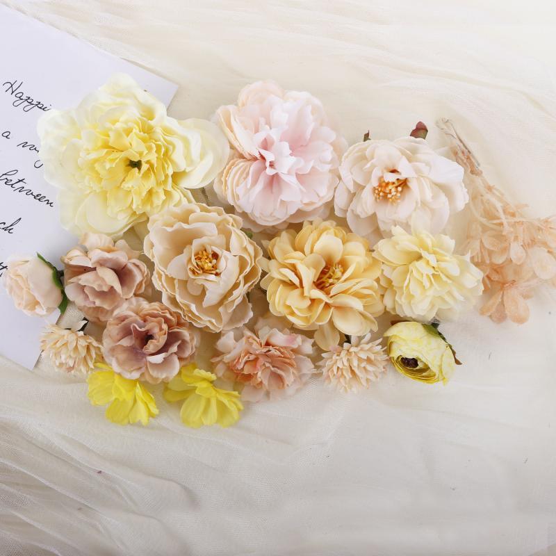 DIY handmade wreath corsage material kit