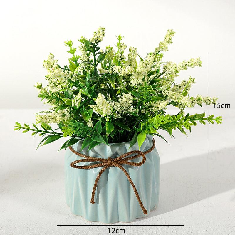 Table decoration green plants indoor flowers fake potted plants small ornaments