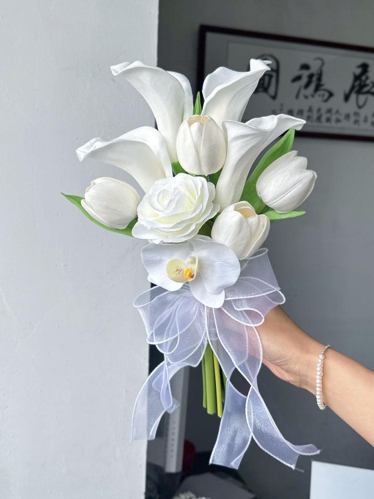 Bridal hand bouquet wedding photo props simulation mixed hand bouquet