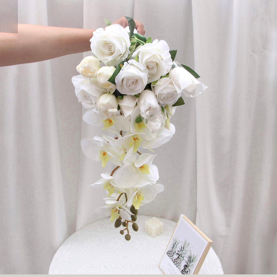 Bridal bouquet simulation wedding vintage photo props hand bouquet