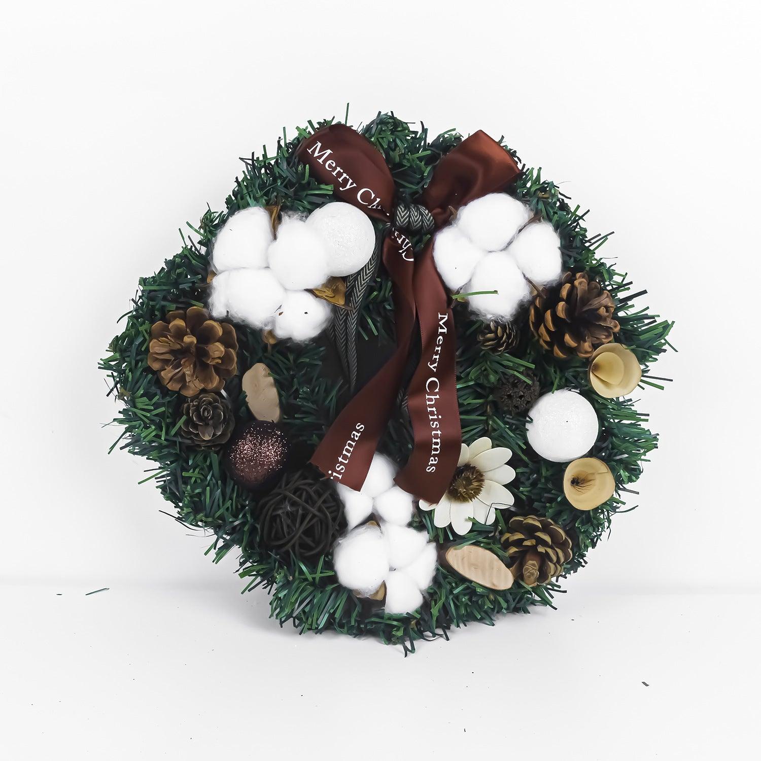 Wreath Decorations Flowers Christmas Door Hanging Decorations Venue Christmas Wreaths