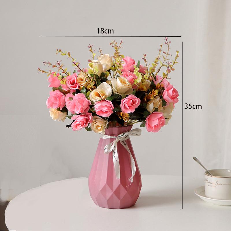 Faux Flowers Modern Living Room Bouquet TV Cabinet Decoration