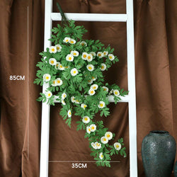 Simulated Daisy Wall Hanging Living Room Shelter Decoration