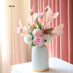 Simulation flower bouquet living room TV cabinet dining table decorative flower arrangement