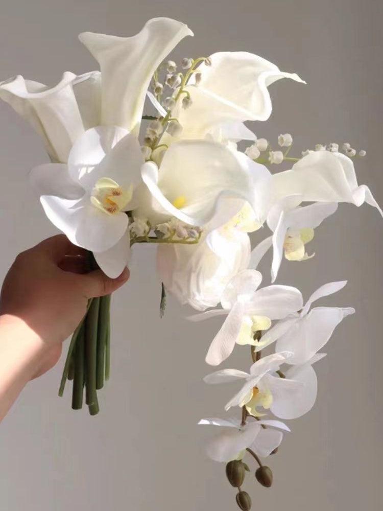 Bridal hand bouquet wedding photo props simulation mixed hand bouquet