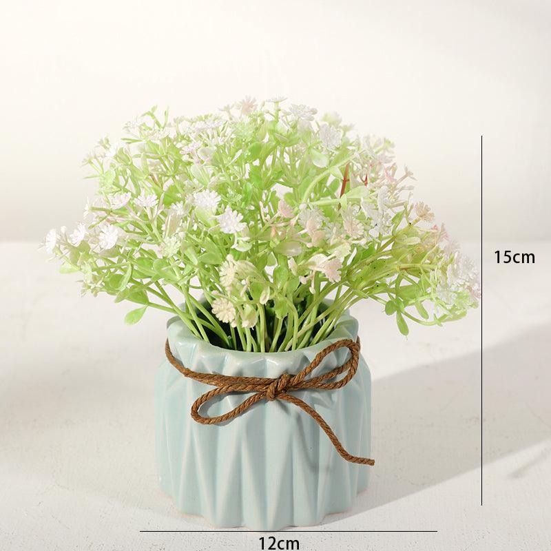 Table decoration green plants indoor flowers fake potted plants small ornaments