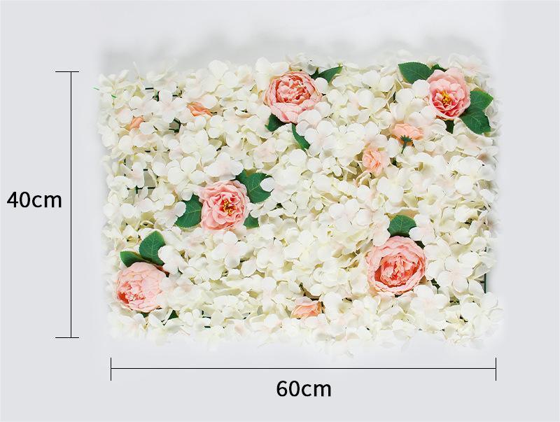 Decoration of three-dimensional simulation flower wall wedding festival store