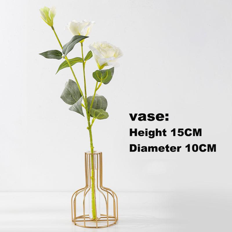 Simulated flower minimalist table decoration