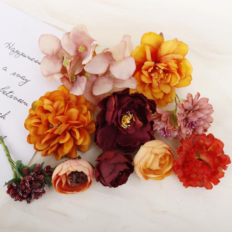 DIY handmade wreath corsage material kit