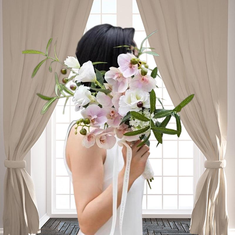 Bridal hand bouquet wedding photo props simulation mixed hand bouquet